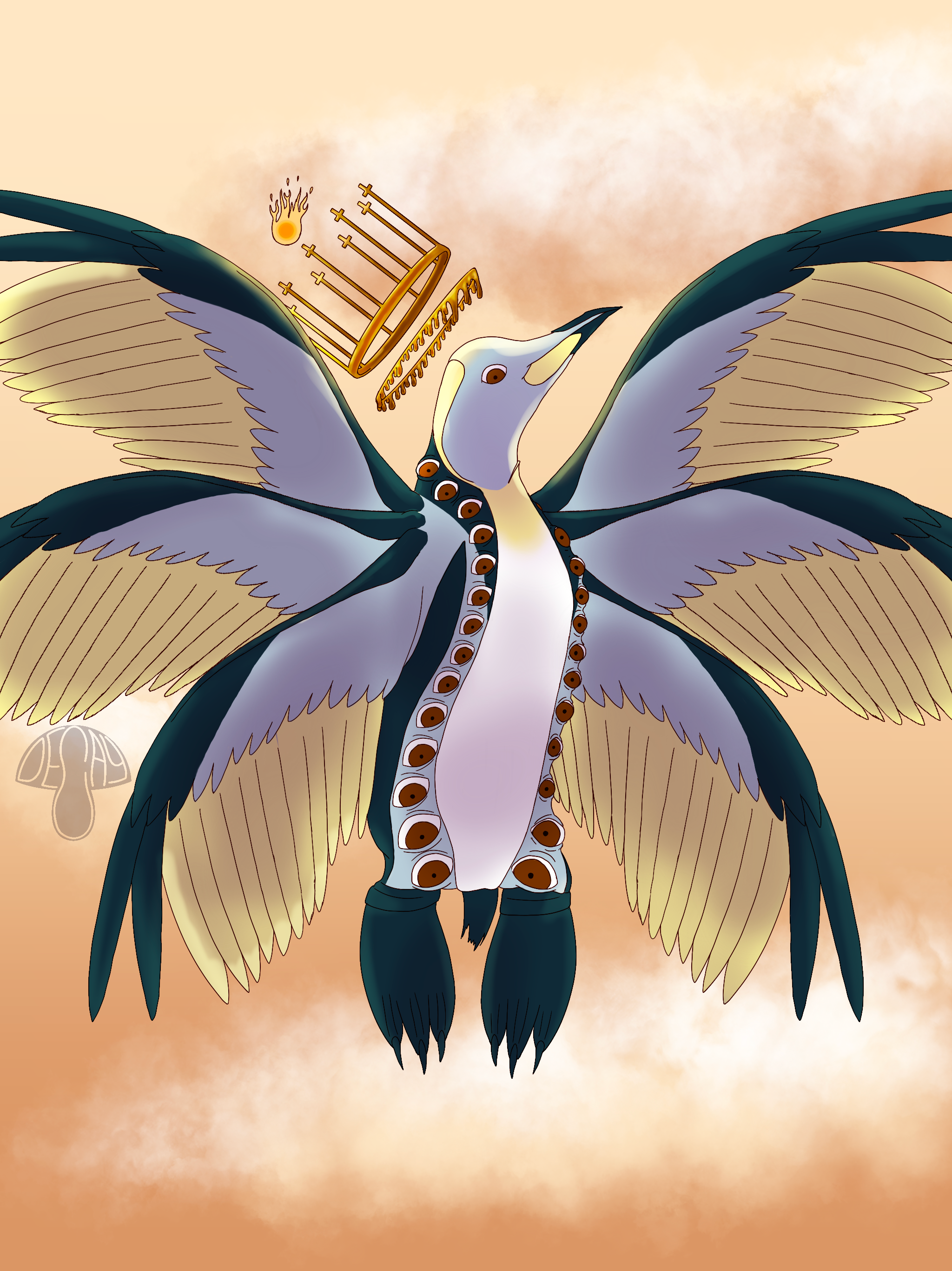 Biblically Accurate Penguin Art Print