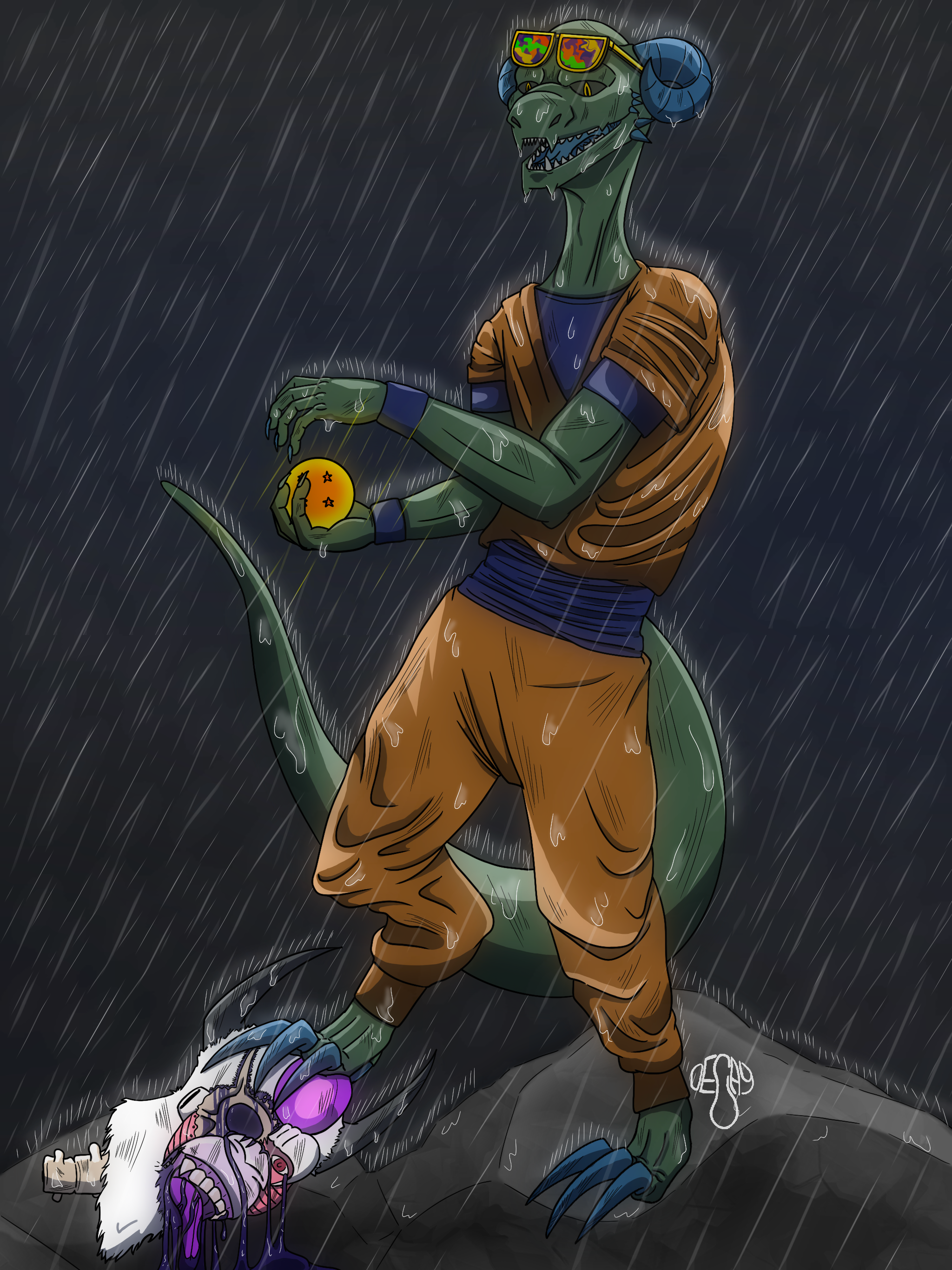 Darbku vs Friezkong Art Print