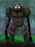 Shroomy Golem Art Print