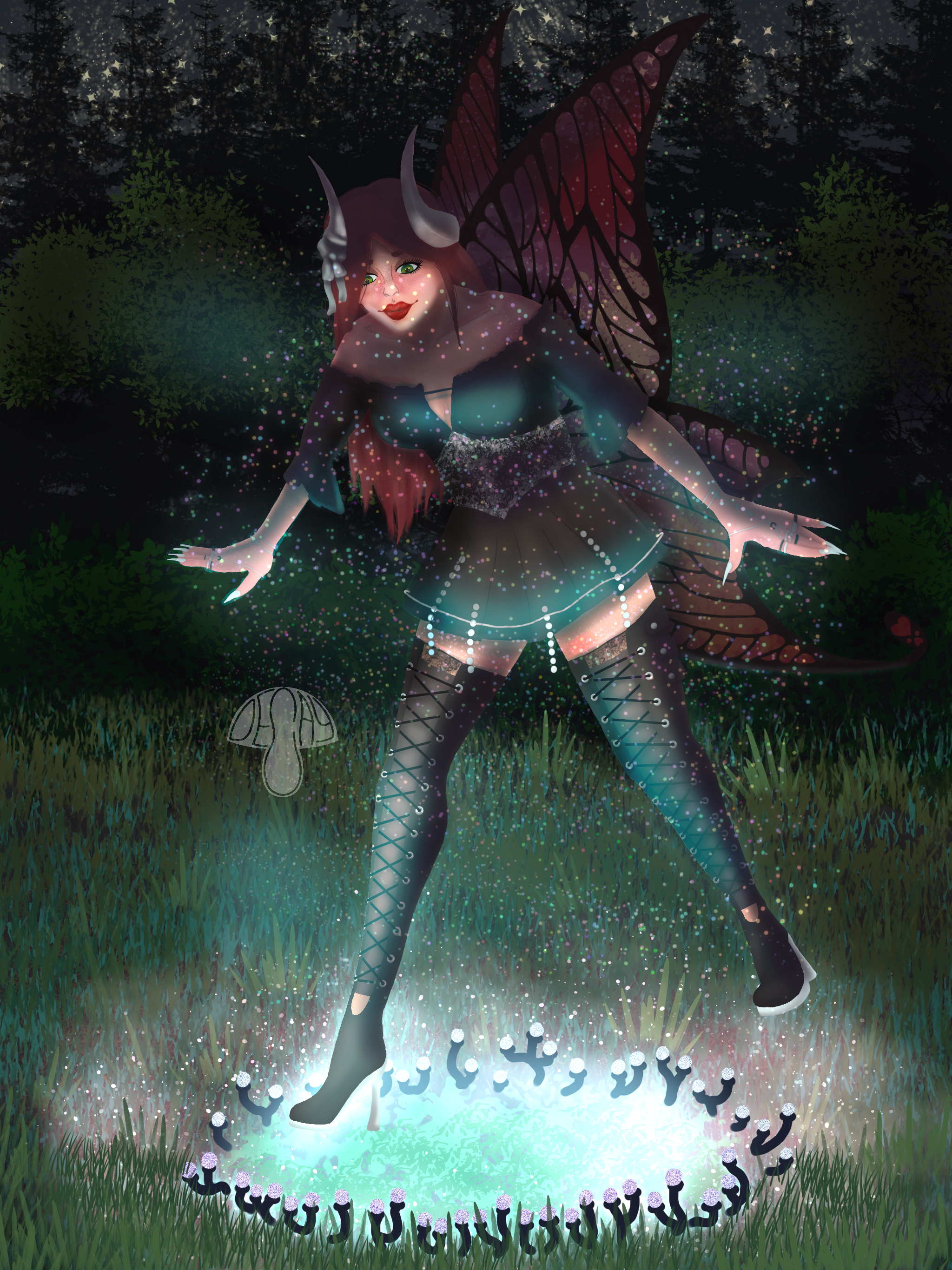 Pixie Circle Art Print