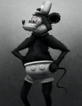 Willy Tired Art Print