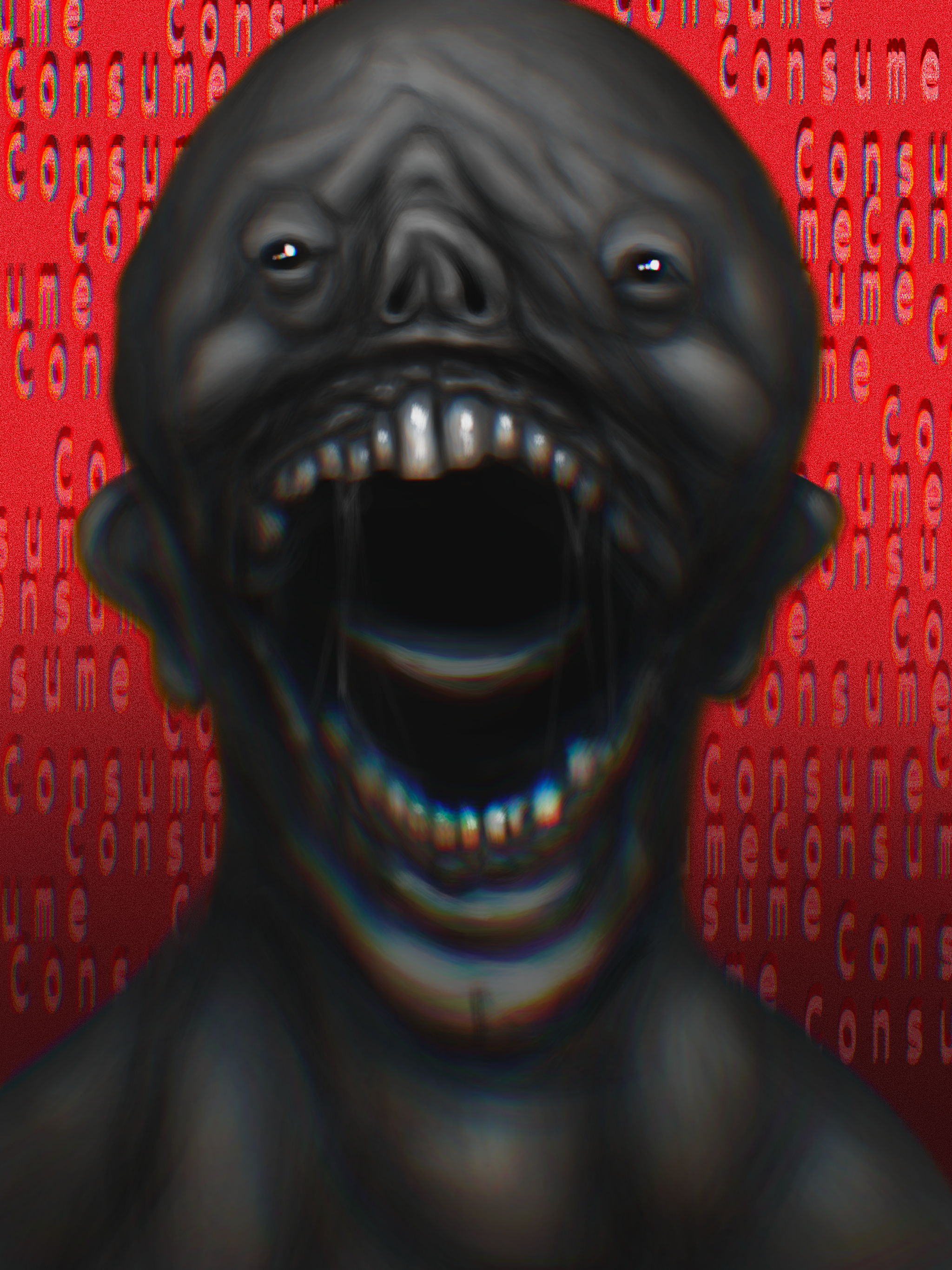 Consume Art Print