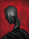 Long Neck Art Print