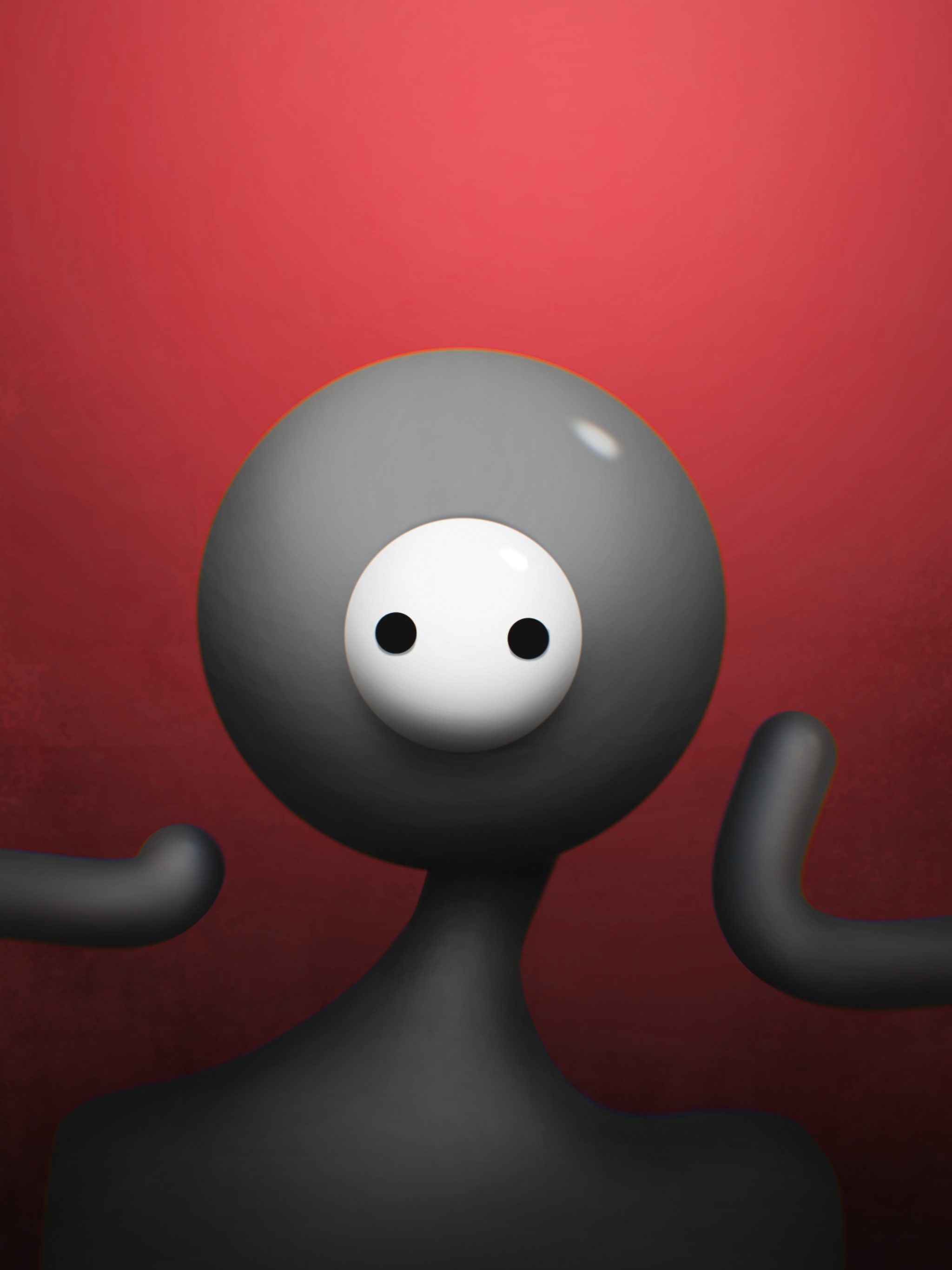Mr Gloopy Art Print