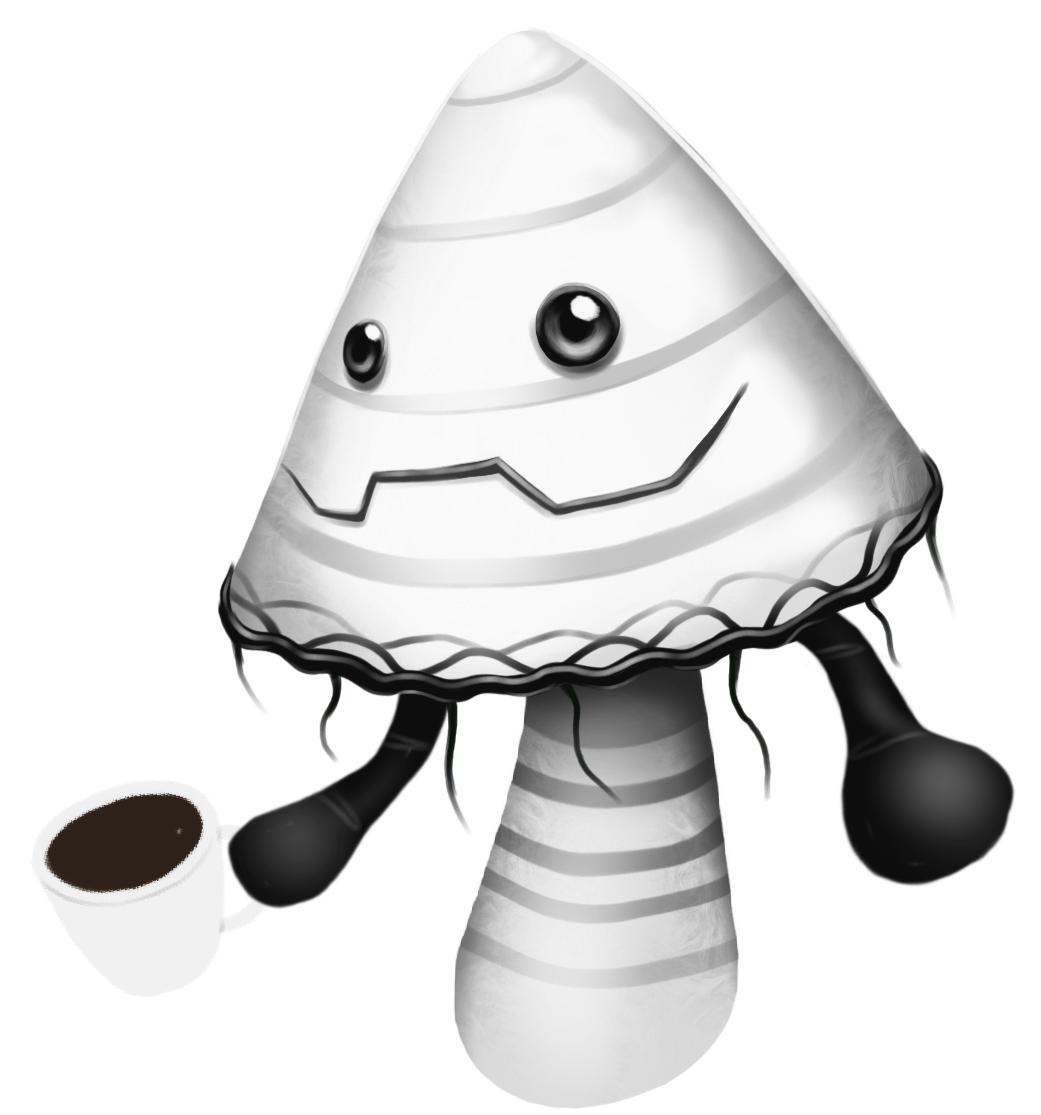 Shroomy Coffee Sticker