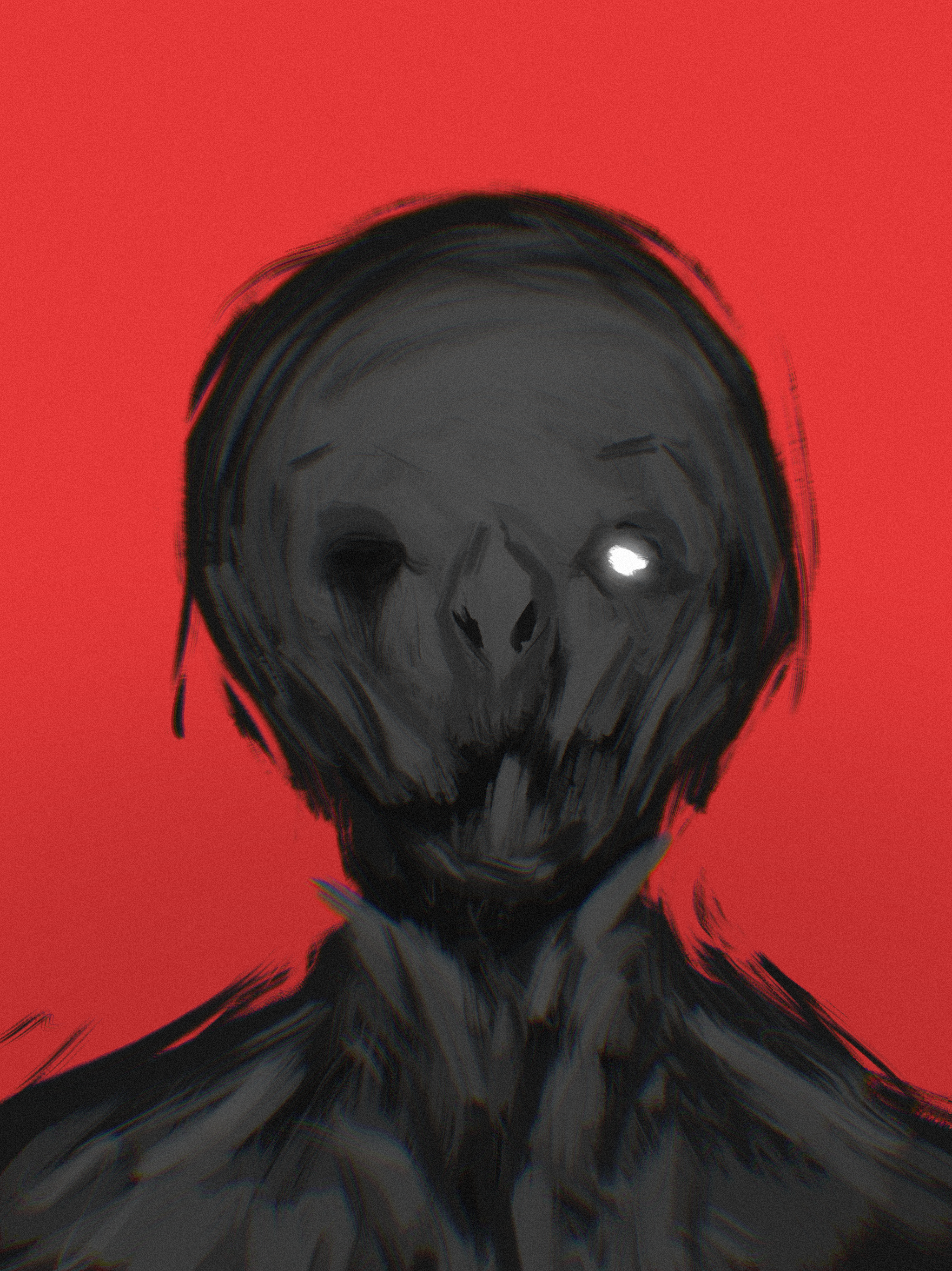 Skully Art Print