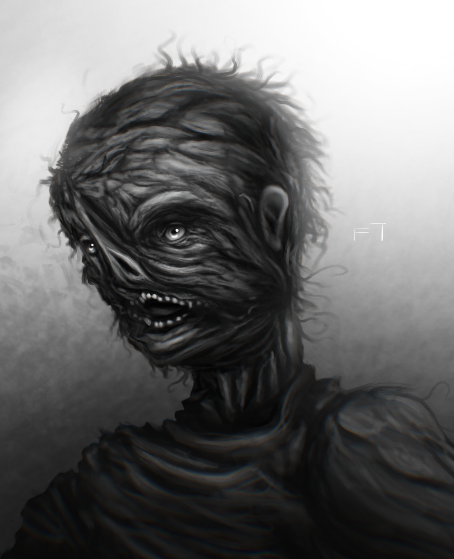The Wrinkle Man Art Print